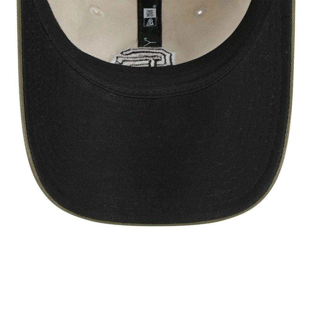 San Francisco Giants Women's 2025 Armed Forces Day 9TWENTY Adjustable Hat Light Beige/Olive | New Era