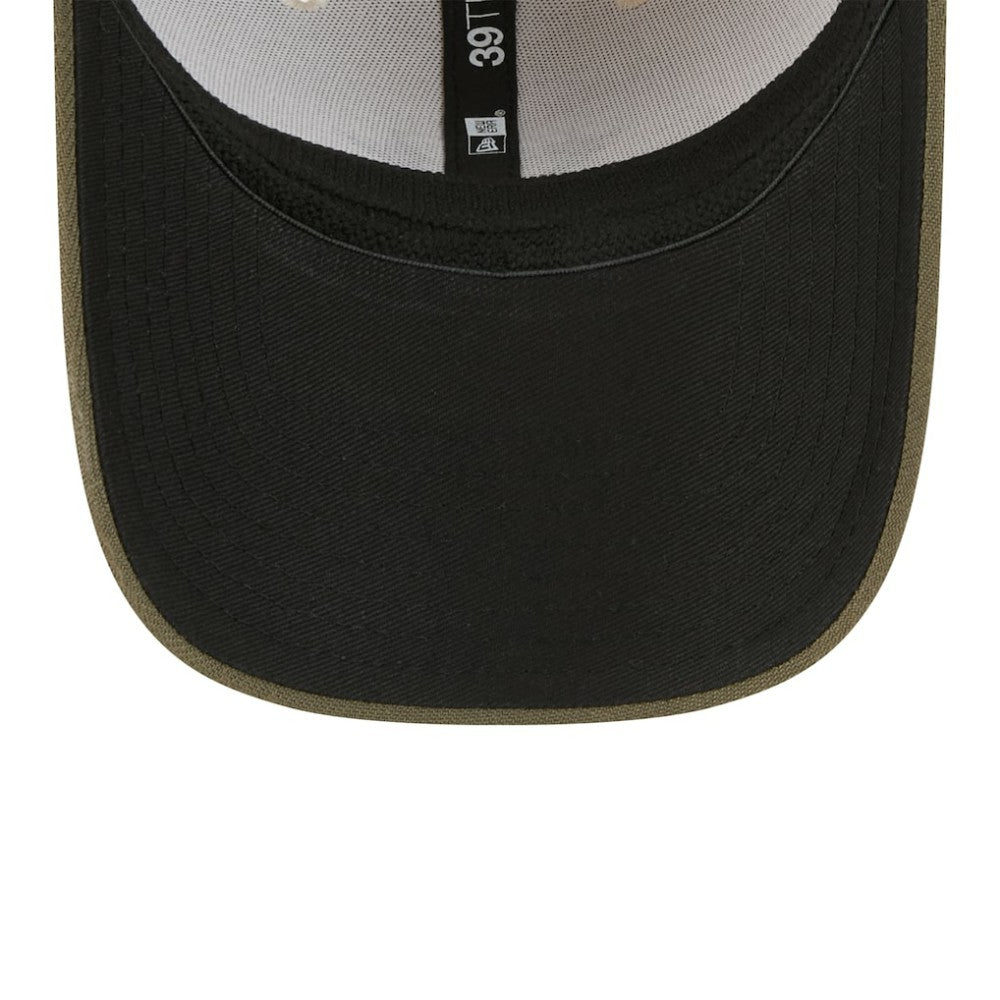 Houston Astros 2025 Armed Forces Day 39THIRTY Flex Hat Light Beige/Olive | New Era