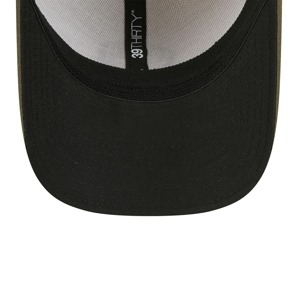 Milwaukee Brewers 2025 Armed Forces Day 39THIRTY Flex Hat Light Beige/Olive | New Era