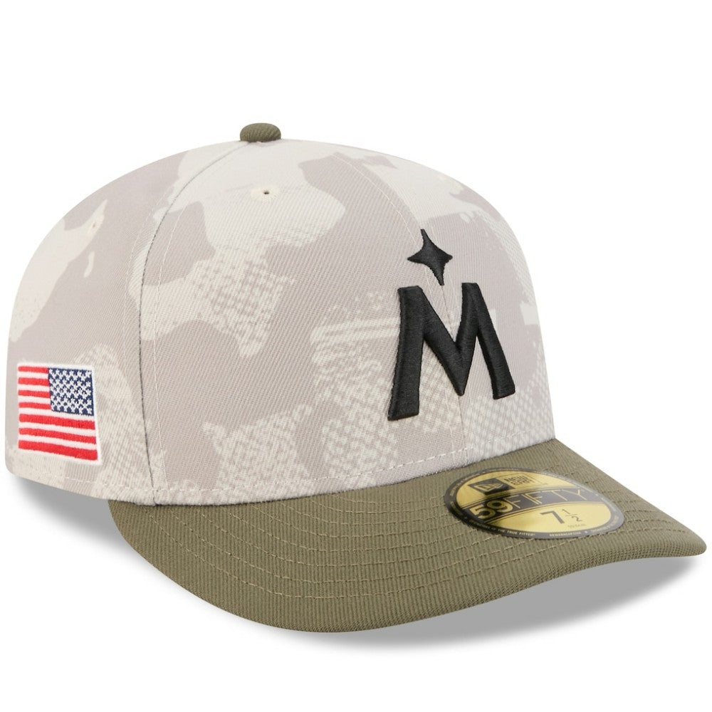Minnesota Twins 2025 Armed Forces Day 59FIFTY Fitted Hat Light Beige/Olive | New Era