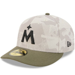 Minnesota Twins 2025 Armed Forces Day 59FIFTY Fitted Hat Light Beige/Olive | New Era