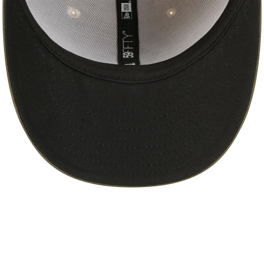 New York Yankees 2025 Armed Forces Day 59FIFTY Fitted Hat Light Beige/Olive | New Era