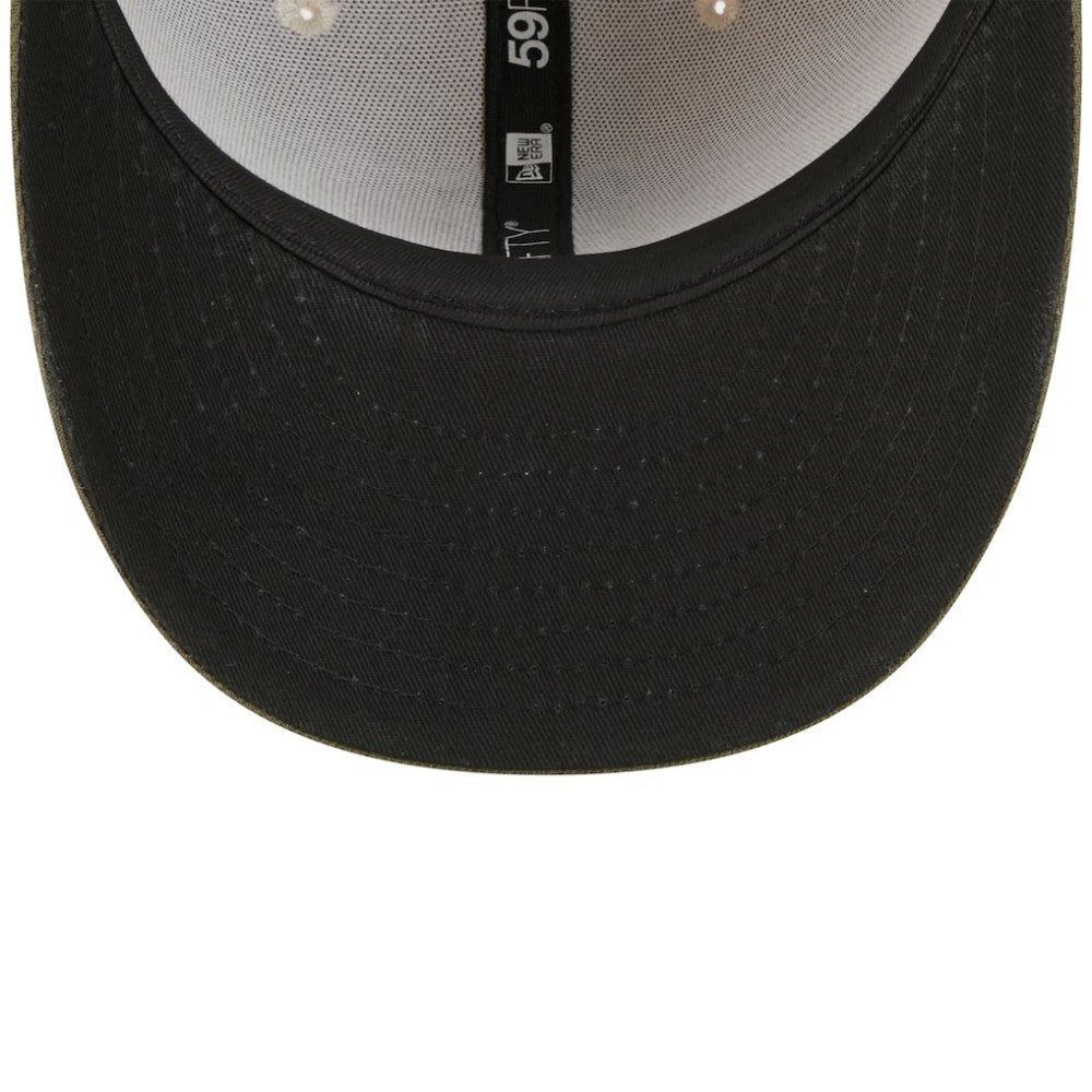 Pittsburgh Pirates 2025 Armed Forces Day 59FIFTY Fitted Hat Light Beige/Olive | New Era