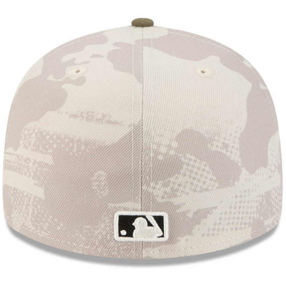 San Diego Padres 2025 Armed Forces Day 59FIFTY Fitted Hat Light Beige/Olive | New Era