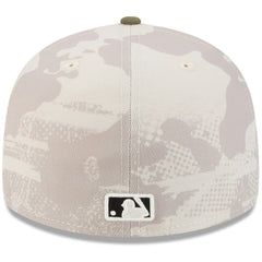 San Diego Padres 2025 Armed Forces Day 59FIFTY Fitted Hat Light Beige/Olive | New Era