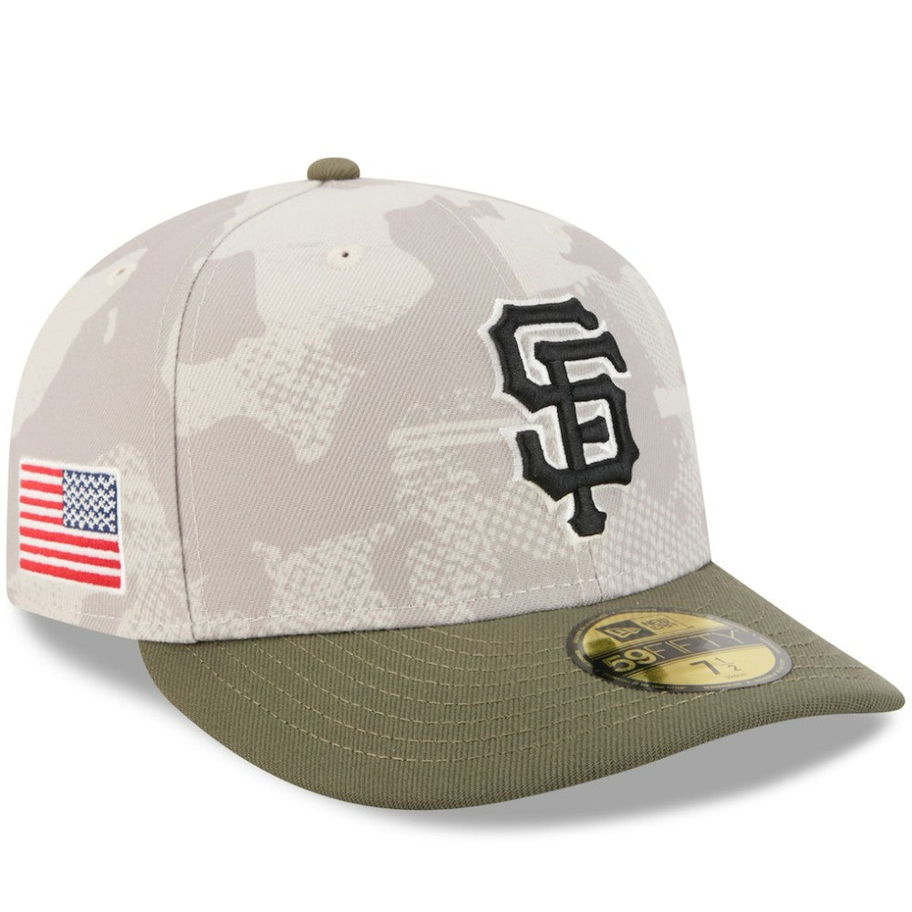 San Francisco Giants 2025 Armed Forces Day 59FIFTY Fitted Hat Light Beige/Olive | New Era
