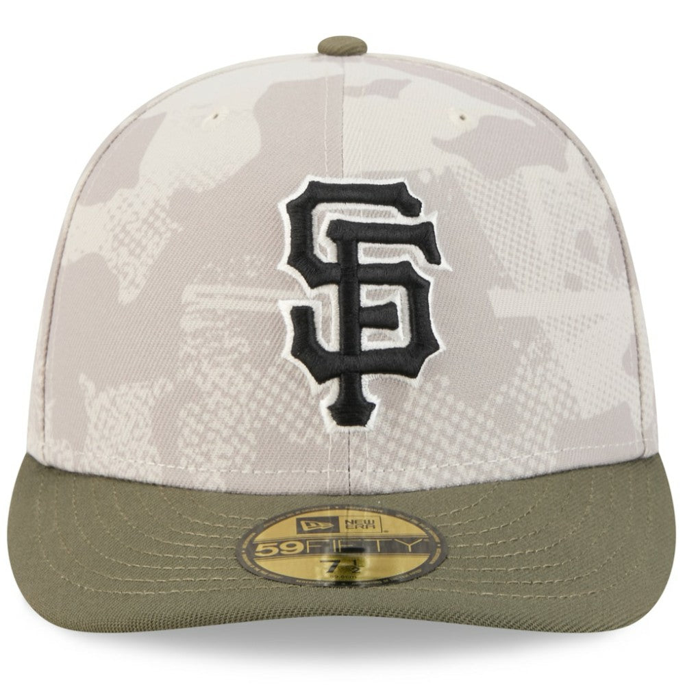San Francisco Giants 2025 Armed Forces Day 59FIFTY Fitted Hat Light Beige/Olive | New Era