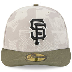 San Francisco Giants 2025 Armed Forces Day 59FIFTY Fitted Hat Light Beige/Olive | New Era