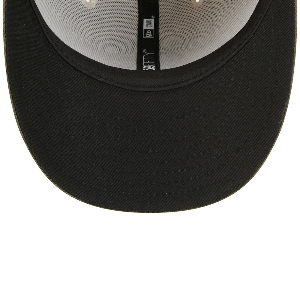 Colorado Rockies 2025 Armed Forces Day 59FIFTY Fitted Hat Light Beige/Olive | New Era