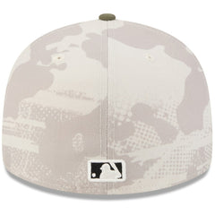 Chicago White Sox 2025 Armed Forces Day 59FIFTY Fitted Hat Light Beige/Olive | New Era