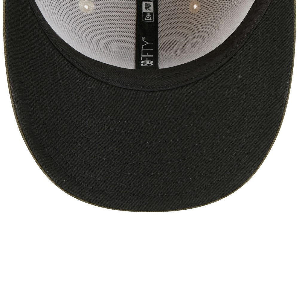 Cleveland Guardians 2025 Armed Forces Day 59FIFTY Fitted Hat Light Beige/Olive | New Era