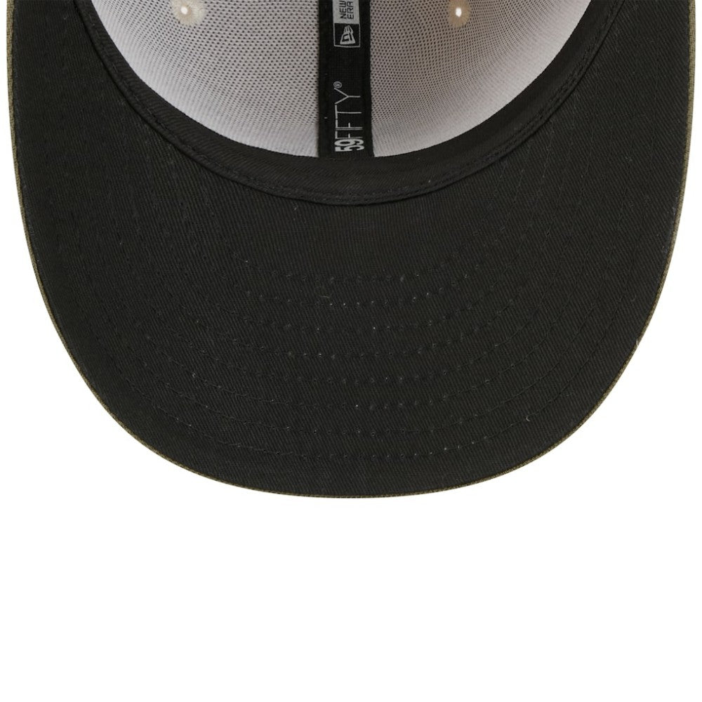 Boston Red Sox 2025 Armed Forces Day 59FIFTY Fitted Hat Light Beige/Olive | New Era