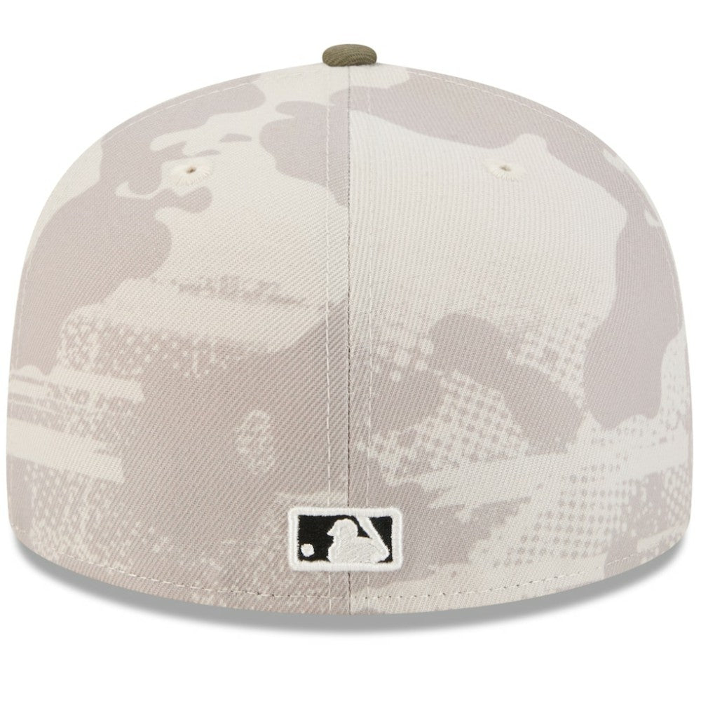 Baltimore Orioles 2025 Armed Forces Day 59FIFTY Fitted Hat Light Beige/Olive | New Era