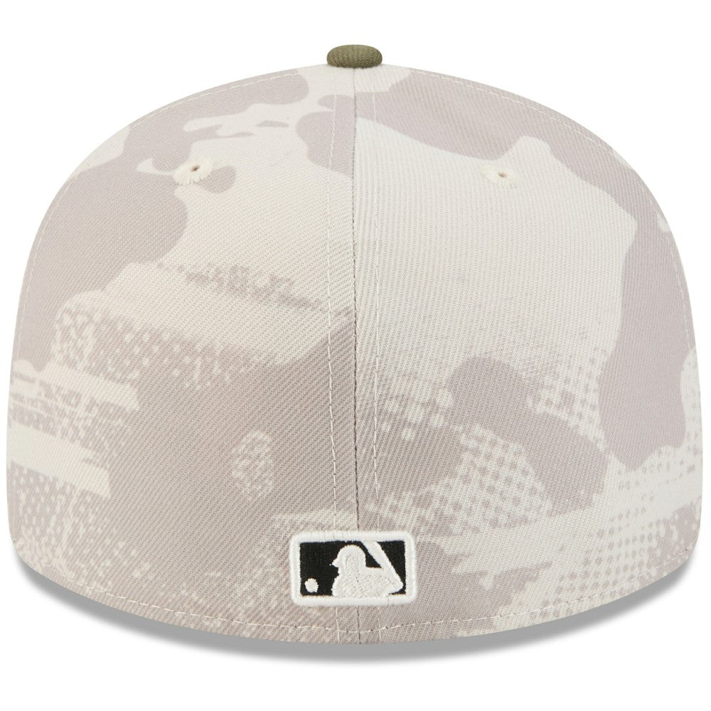 Kansas City Royals 2025 Armed Forces Day 59FIFTY Fitted Hat Light Beige/Olive | New Era
