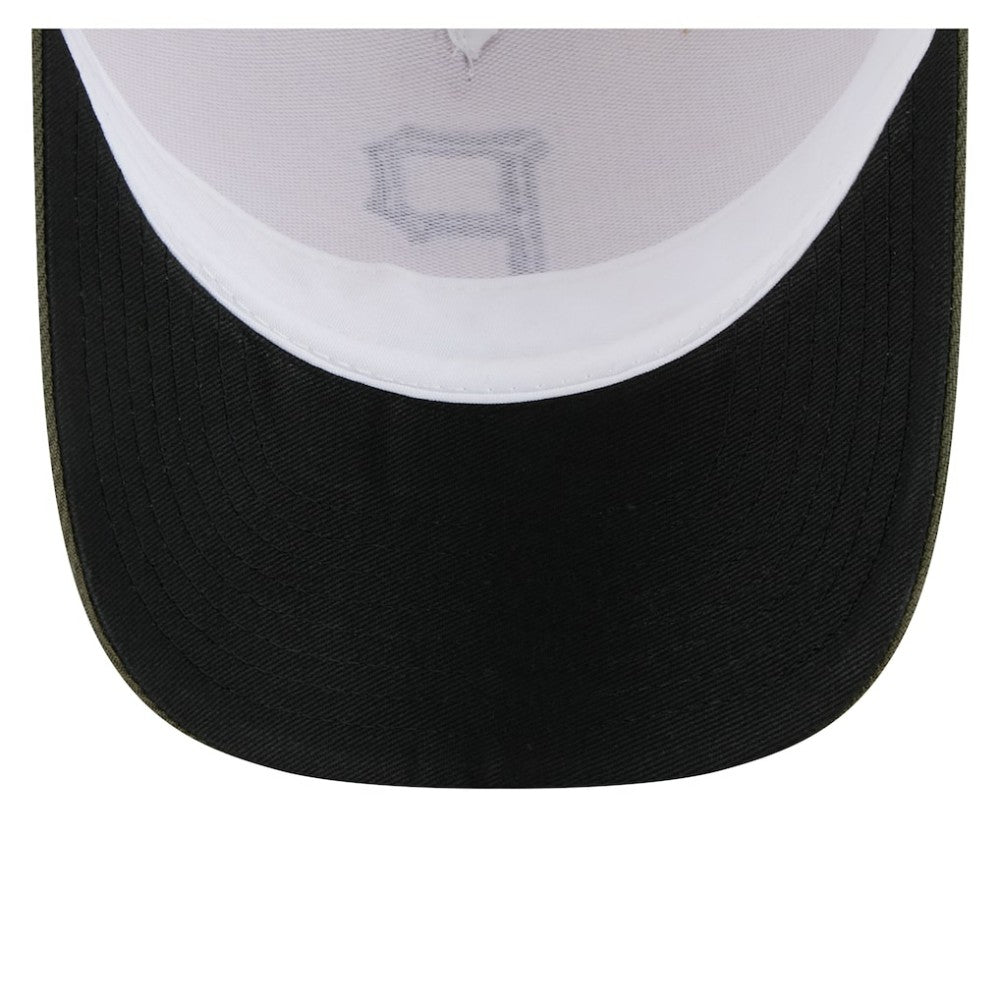 Pittsburgh Pirates 2025 Armed Forces Day 9FORTY M-Crown A-Frame Adjustable Hat Light Beige/Olive | New Era
