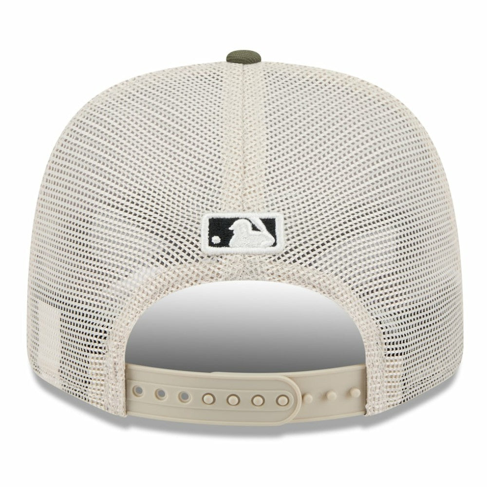 Houston Astros 2025 Armed Forces Day 9SEVENTY Stretch-Snap Hat Light Beige/Olive | New Era