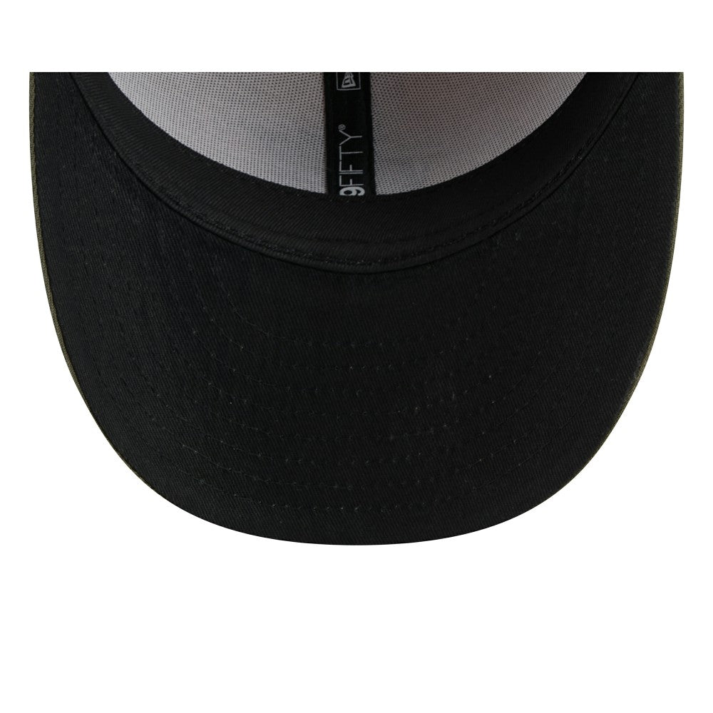 Miami Marlins 2025 Armed Forces Day Low Profile 59FIFTY Fitted Hat Light Beige/Olive | New Era