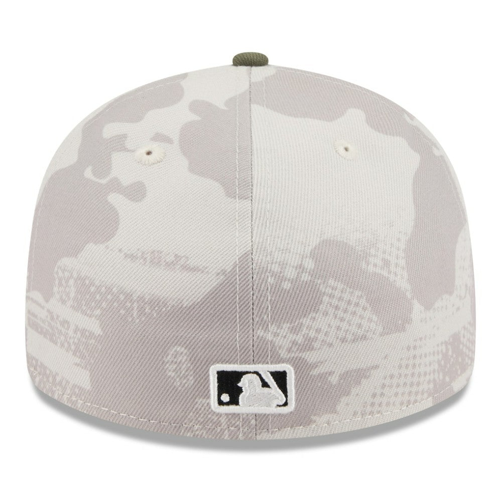 San Francisco Giants 2025 Armed Forces Day Low Profile 59FIFTY Fitted Hat Light Beige/Olive | New Era