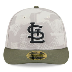St. Louis Cardinals 2025 Armed Forces Day Low Profile 59FIFTY Fitted Hat Light Beige/Olive | New Era