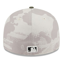 Houston Astros 2025 Armed Forces Day Low Profile 59FIFTY Fitted Hat Light Beige/Olive | New Era
