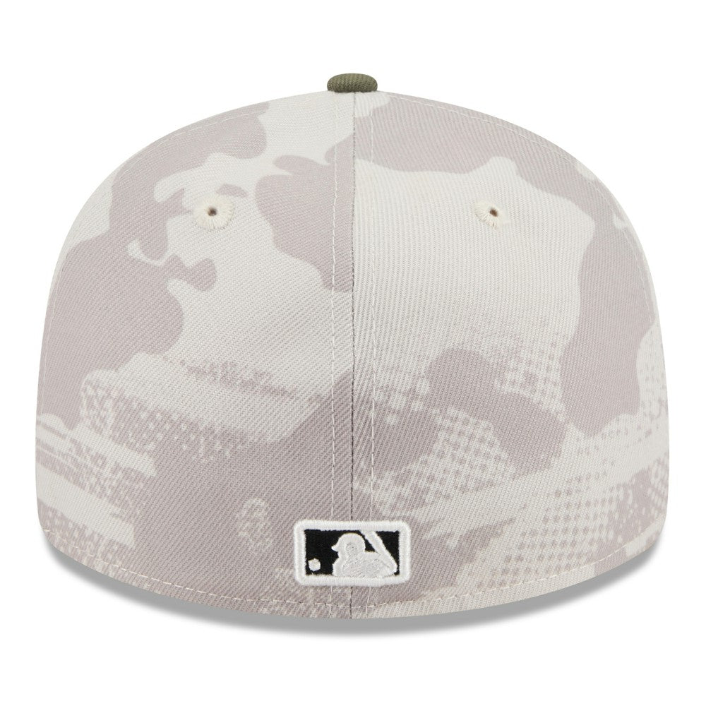 Kansas City Royals 2025 Armed Forces Day Low Profile 59FIFTY Fitted Hat Light Beige/Olive | New Era