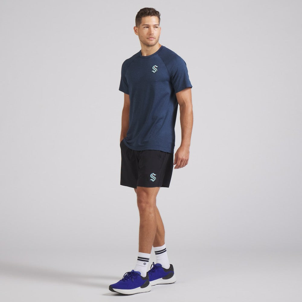 Seattle Kraken lululemon Metal Vent Tech Short-Sleeve Shirt Mineral Blue