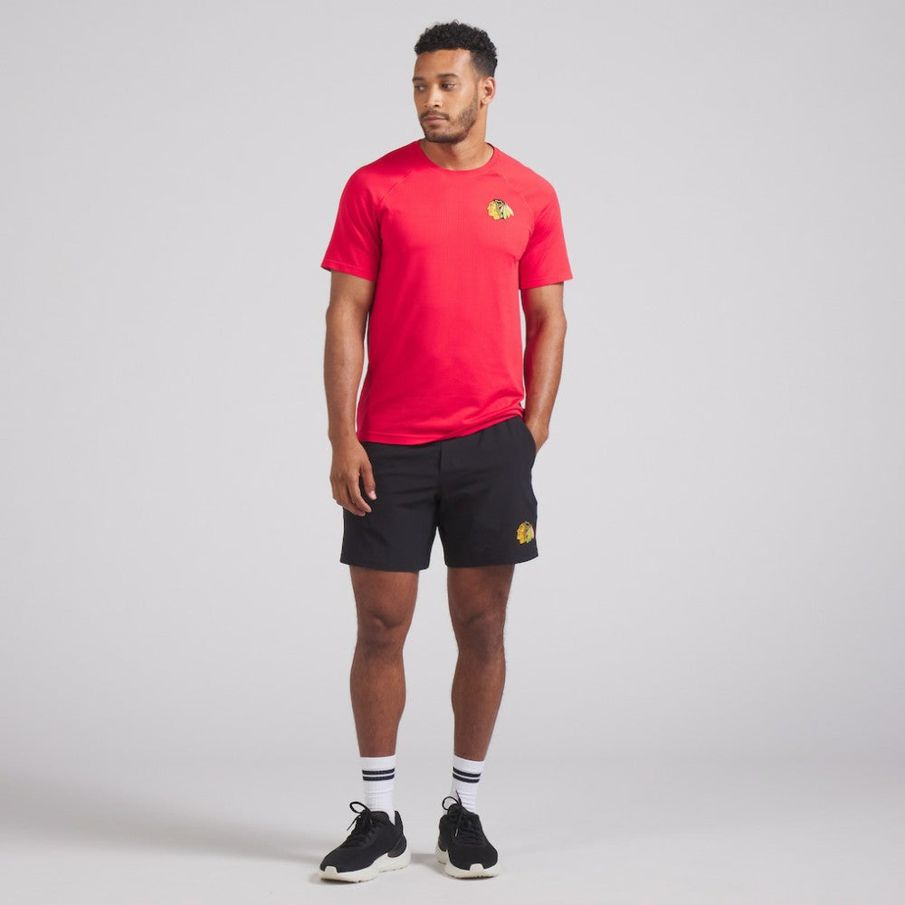 Chicago Blackhawks lululemon Metal Vent Tech Short-Sleeve Shirt True Red