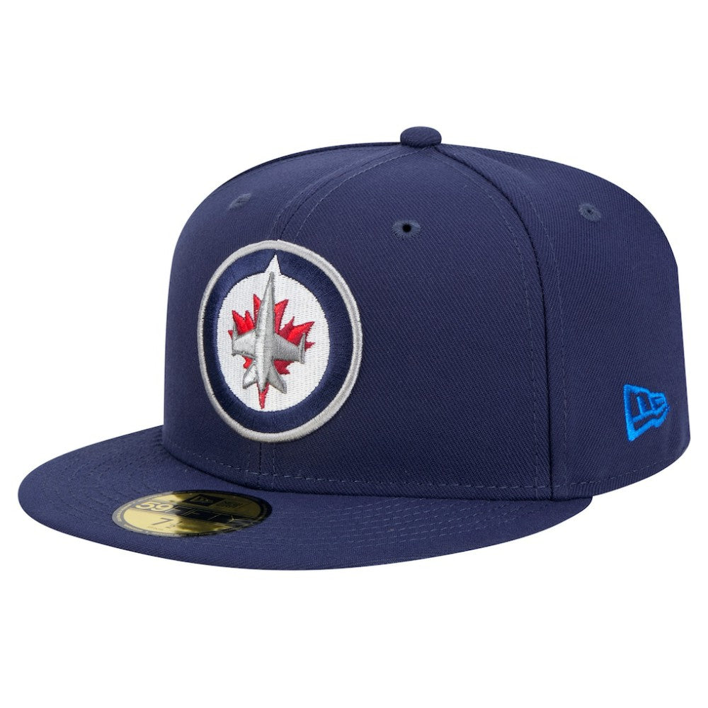Winnipeg Jets New Era Core 59FIFTY Fitted Hat Navy