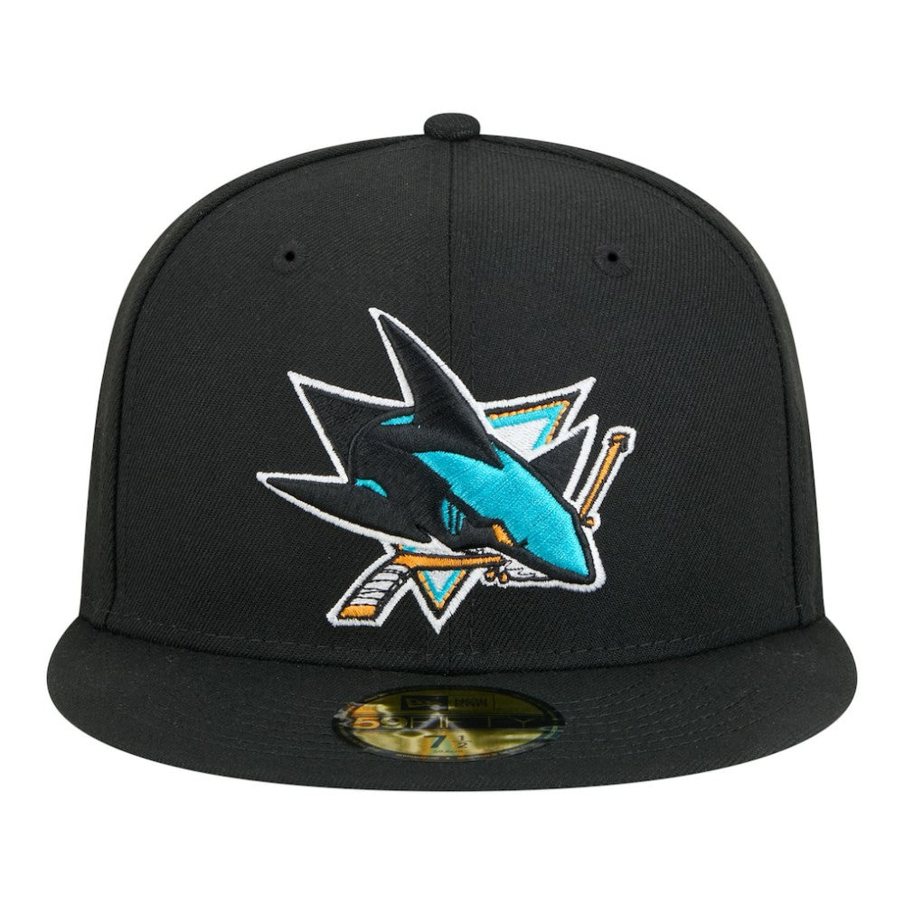 San Jose Sharks New Era Core 59FIFTY Fitted Hat Black