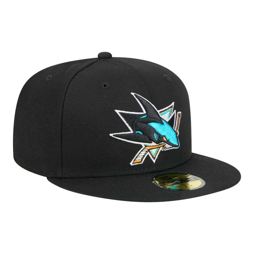San Jose Sharks New Era Core 59FIFTY Fitted Hat Black