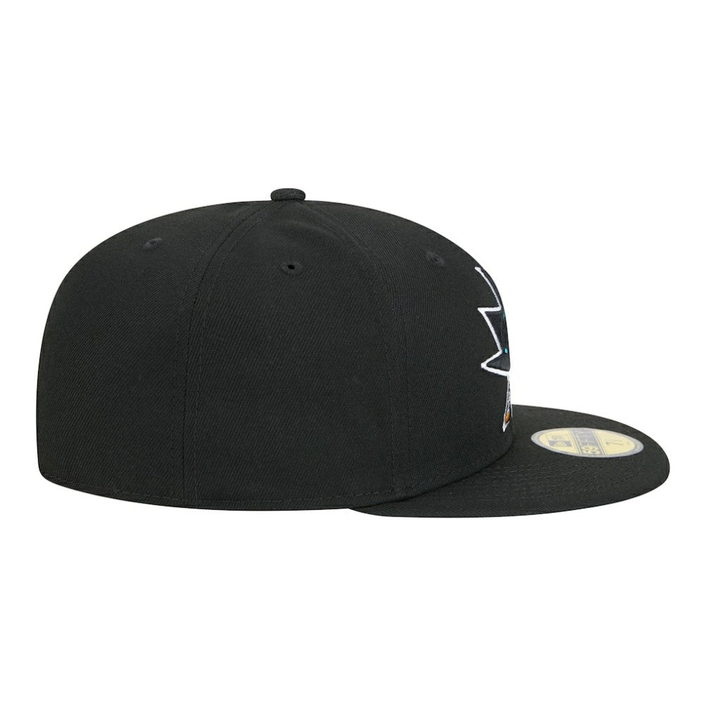 San Jose Sharks New Era Core 59FIFTY Fitted Hat Black
