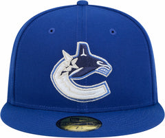 Vancouver Canucks New Era Core 59FIFTY Fitted Hat Blue