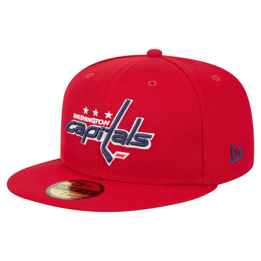 Washington Capitals New Era Core 59FIFTY Fitted Hat Red