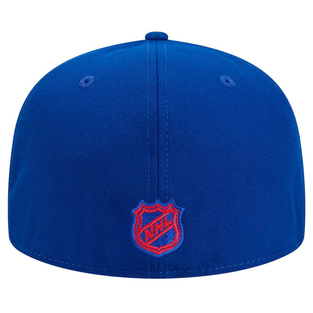 New York Rangers New Era Core 59FIFTY Fitted Hat Blue