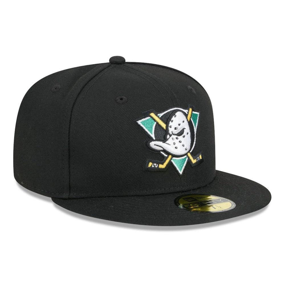 Anaheim Ducks New Era Core 59FIFTY Fitted Hat Black