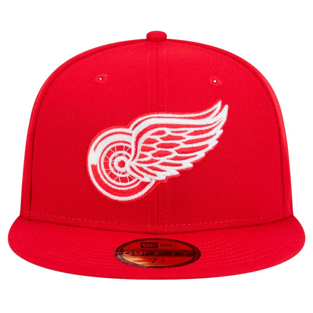 Detroit Red Wings New Era Core 59FIFTY Fitted Hat Red