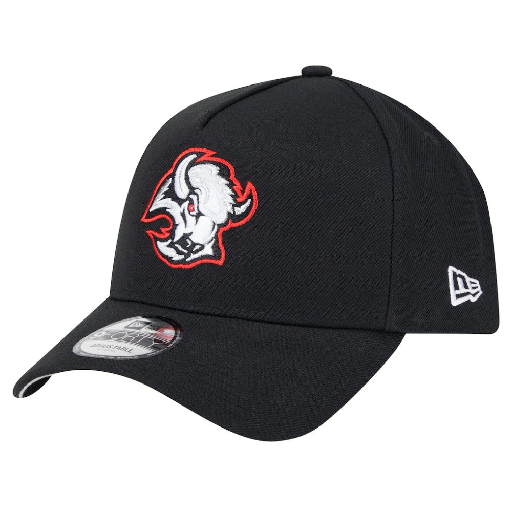 Buffalo Sabres New Era Core A-Frame 9FORTY Adjustable Hat Black