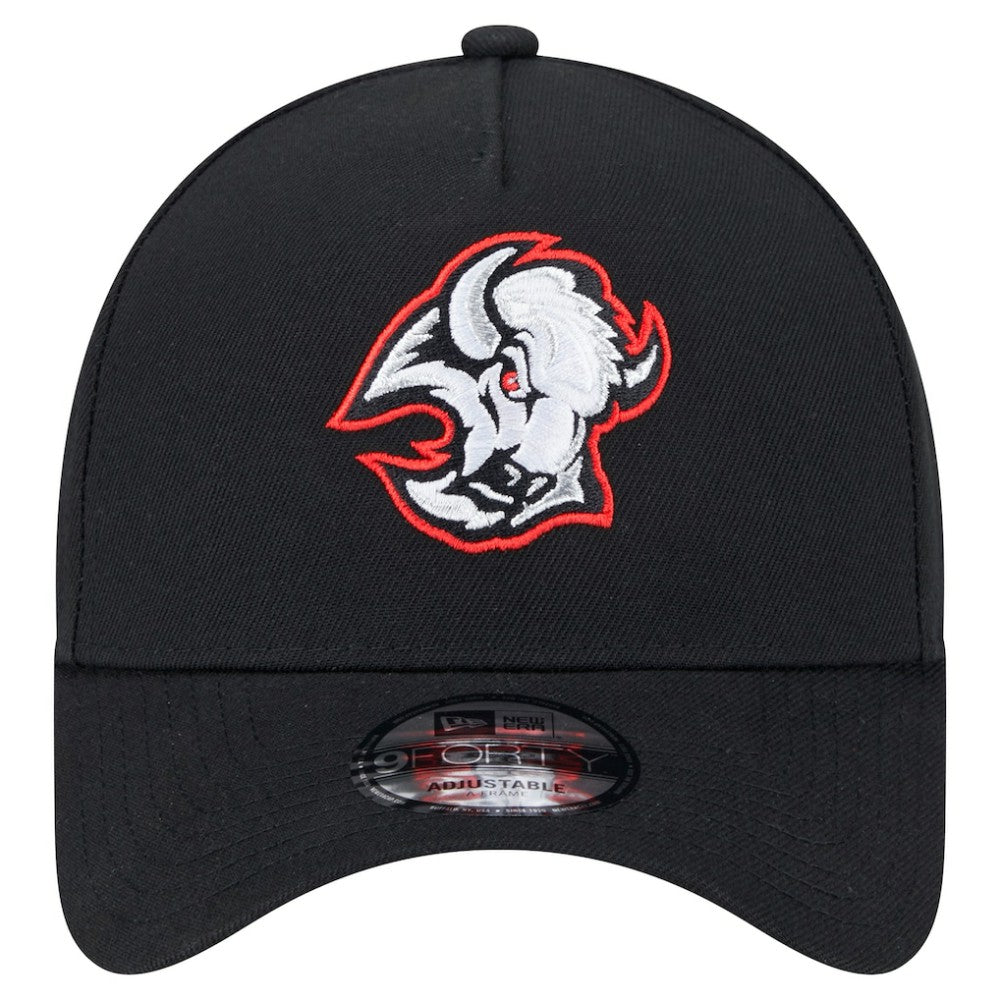 Buffalo Sabres New Era Core A-Frame 9FORTY Adjustable Hat Black