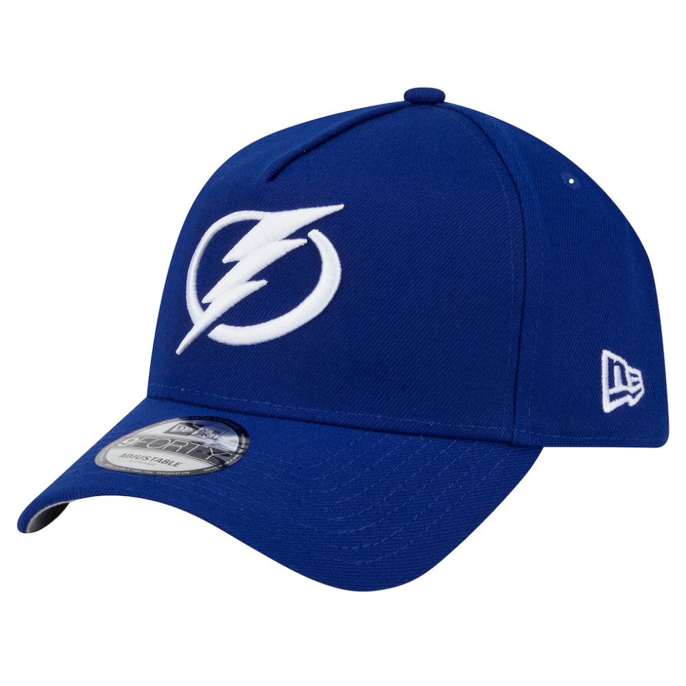 Tampa Bay Lightning New Era Core A-Frame 9FORTY Adjustable Hat Blue