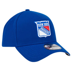 New York Rangers New Era Core A-Frame 9FORTY Adjustable Hat Blue