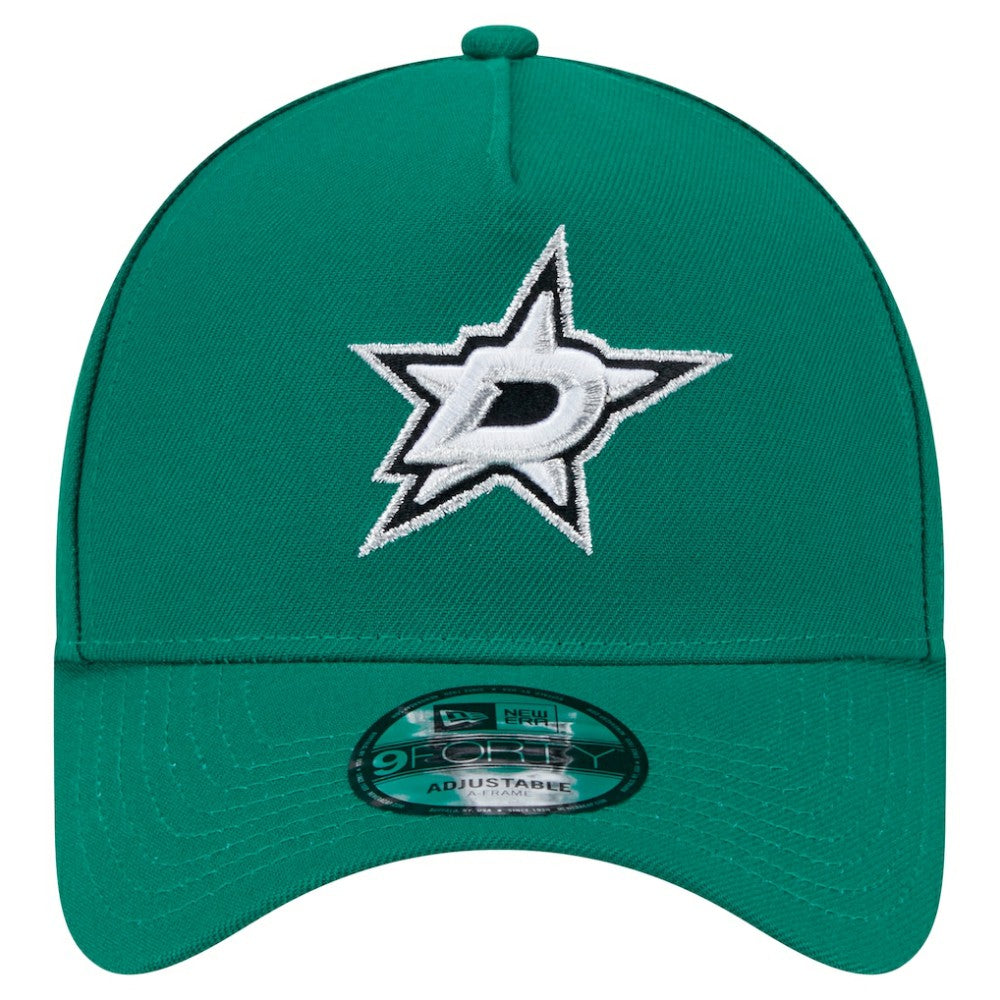 Dallas Stars New Era Core A-Frame 9FORTY Adjustable Hat Kelly Green