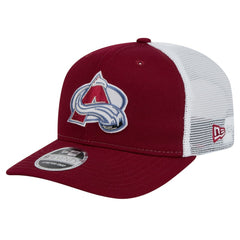 Colorado Avalanche New Era Core Trucker 9SEVENTY Stretch-Snap Hat Burgundy