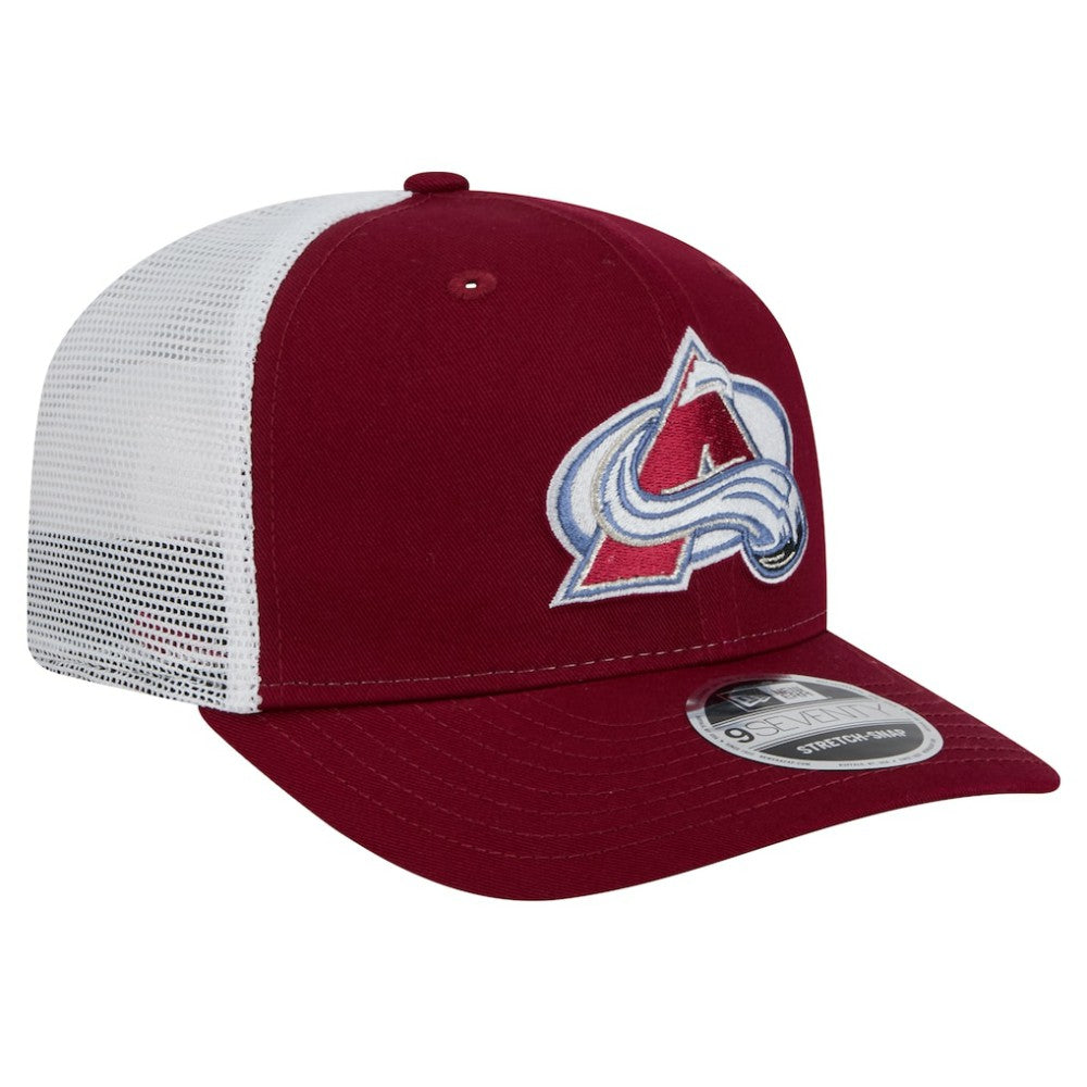 Colorado Avalanche New Era Core Trucker 9SEVENTY Stretch-Snap Hat Burgundy