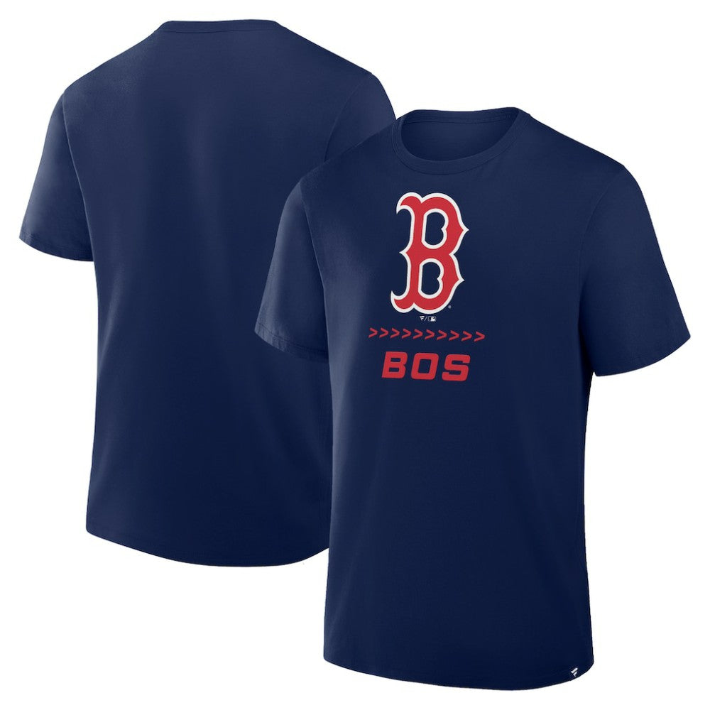 Boston Red Sox Clubhouse Legacy Side Swipe T-Shirt Navy