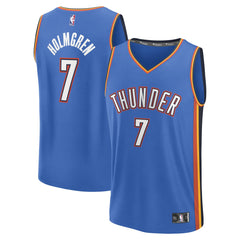 Chet Holmgren Oklahoma City Thunder Fast Break Replica Player Jersey - Icon Edition - Blue