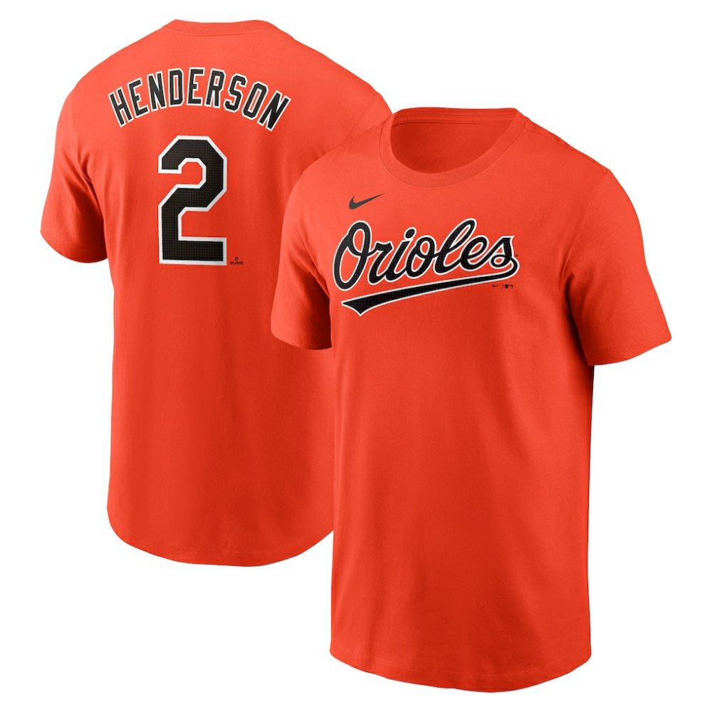 Gunnar Henderson Baltimore Orioles Fuse Name & Number T-Shirt Orange | Nike