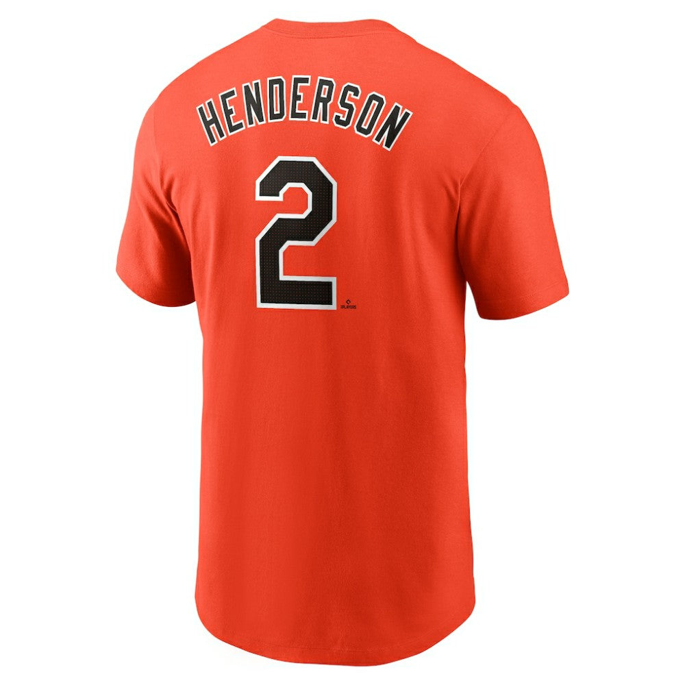 Gunnar Henderson Baltimore Orioles Fuse Name & Number T-Shirt Orange | Nike