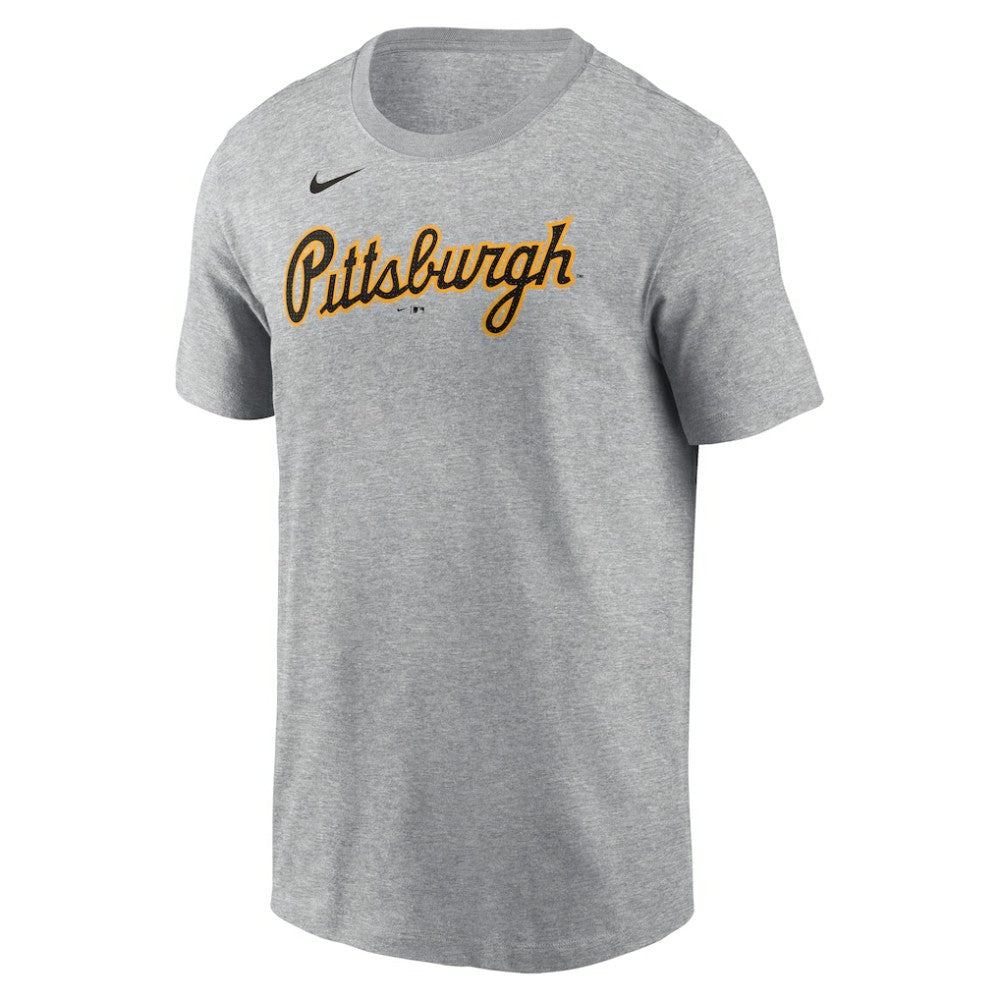Paul Skenes Pittsburgh Pirates Fuse Name & Number T-Shirt Heather Gray | Nike
