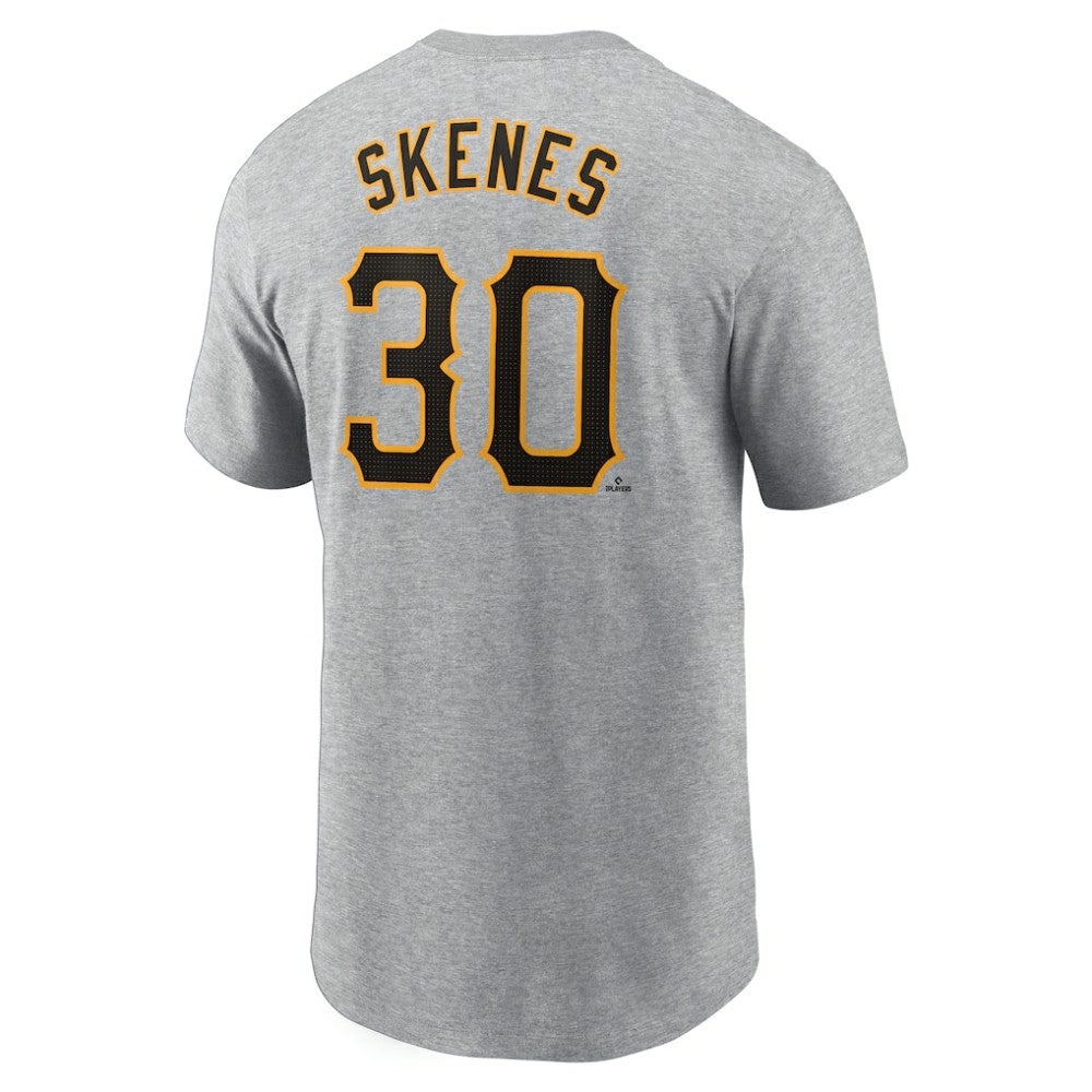 Paul Skenes Pittsburgh Pirates Fuse Name & Number T-Shirt Heather Gray | Nike