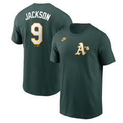 Reggie Jackson Athletics Fuse Name & Number T-Shirt Green | Nike